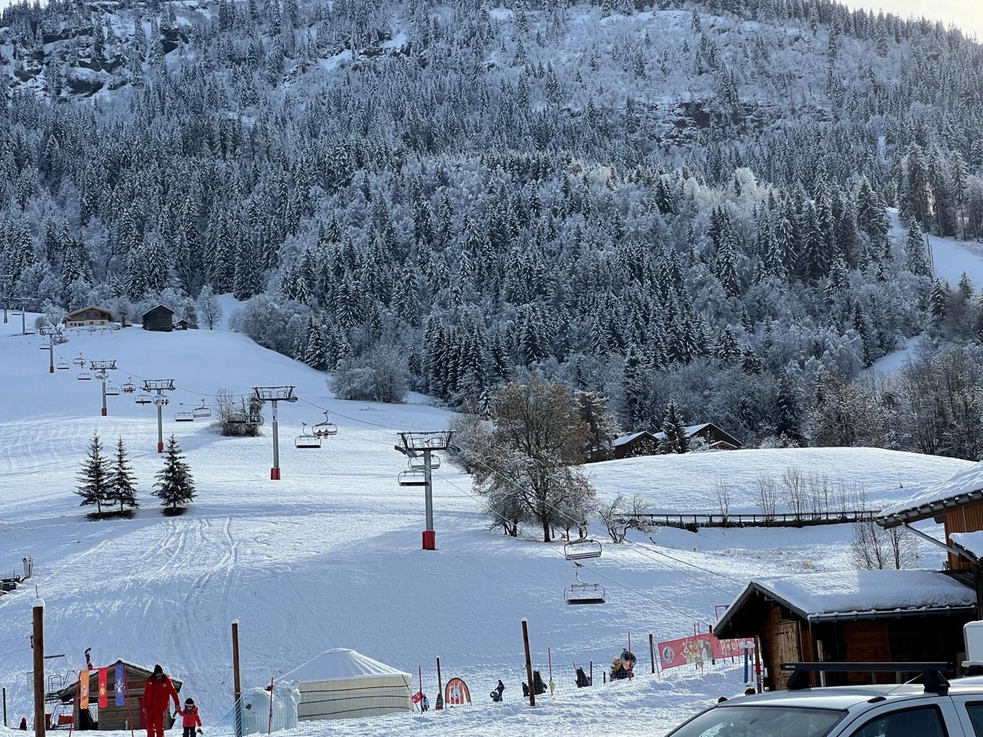 Praz Sur Arly - Proche Des Pistes Et De Megeve Appartement Buitenkant foto